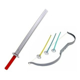 Kit Ninja Espada Arco E Flecha Brinquedo Guerreiro Arqueiro