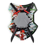 Kit Ninja Espadas Suporte P Costas Estrela Le Plastic
