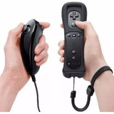 Kit Nintendo Wii Remote Motion Com Capa Silicone Nunchuck