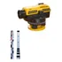 Kit Nível Óptico Automático 32x Com Mira De 5 Metros
