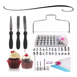 Kit Nivelador De Bolos Bicos Sacos E Espátulas Confeiteiro