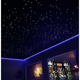 Kit Noite Estrelada Fibra Ótica Rgb Efeito Estrelado 200 Mix