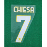 Kit Nome Número Chiesa 7 Personalização Camisa Juventus
