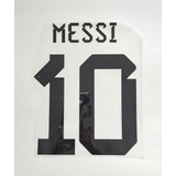 Kit Nome + Número Messi Personalização Camisa Copa Do Mundo