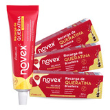 Kit Novex Recarga De Queratina 80g C 3