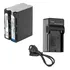 Kit Np-f970 Batpack C/ Carregador P/ Yn300 Yn360 Yn660 C/ Nf