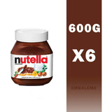Kit Nutella 650g C 6 Ferrero Creme De Avelã Nutella De Pote
