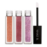 Kit O Boticário Make B Batom Líquido Diamond 3 Produtos Acabamento Cremoso Cor Rosa