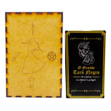 Kit O Grande Tarot Negro 78 Carta E Porta Tarô Caixa Madeira