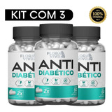 Kit Obesidade E Anti Diabético 180 Capsulas 100 Natural
