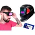 Kit Oculos Mascara Solda Autom Escurecimento Mig Tig Mma X