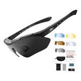 Kit Óculos Sol Bicicleta Bike Ciclismo Polarizado 5 Lentes