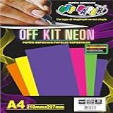 Kit OFF Neon Formato A4 180g Pct Com 20 Fls 10553