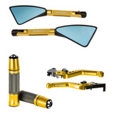 Kit Off Racer Manete Manopla Espelho Tomok Suzuki Gsx s 1000