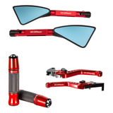 Kit Off Racer Manete Manopla Espelho Tomok Yamaha Nmax N max