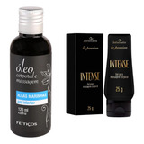 Kit Óleo Corporal De Massagem Algas Marinhas Gel Intense
