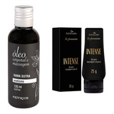 Kit Óleo Corporal De Massagem Kama Sutra Gel Intense