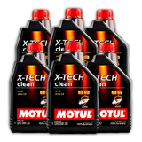 Kit Óleo Motor De Carro Motul X tech Clean 5w 30 6 Litros