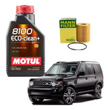 Kit Óleo Motul 5w30 C1 Discovery 4 Tdv6 Sdv6 2014 2015 2016