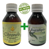 Kit Óleo Puro Citronela Eucalipto 100ml