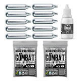Kit Oleo Silicone 1500 Esferas Niquel 10 Cilindros De Co2