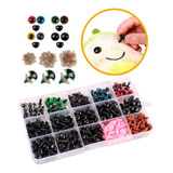 Kit Olho E Nariz Color P Urso Pelucia Artesanato Amigurumi