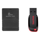 Kit Opl Memory Card Pen Drive 64 Gb Ps2 Slim