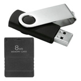 Kit Opl Memory Card Ps2 Pendrive 64 Gb Com 9 899 Jogos