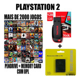 Kit Opl Para Playstation 2 Memory Card Pendrive 64g