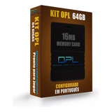 Kit Opl Ps2 Memory Card 16 Gb   Pen Drive 64gb Com Jogos