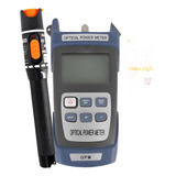 Kit Optical Power Meter Caneta Laser De Teste 10mw 10km
