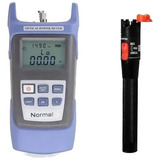 Kit Optical Power Meter Caneta Laser De Teste 10mw 10km