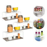 Kit Organizador Armário Cozinha Prateleira Aramado 3 Un 32cm