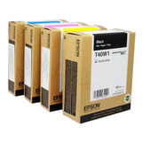 Kit Original Cartuchos Tinta T40w Epson Plotter T3170 T5170