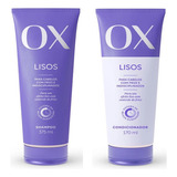 Kit Ox Lisos Shampoo 375ml Condicionador 170ml