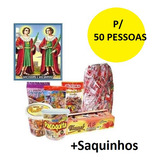 Kit P 50 Pessoas Com 8 Tipos De Doces Cosme E Damião