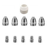 Kit P 80 Consumíveis Plasma 5 Bicos 1 1mm 5 Eletrodos bocal