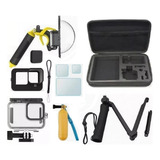 Kit P Gopro Hero 13 12 11 Black Estanque Dome Capa Película