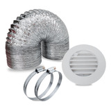 Kit P instalação Coifas C grelha De Exaustão 150mm E Duto 3m