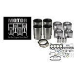 Kit P Motor Ford Cht 1000 1 0 Pistão Camisa Aneis Juntas