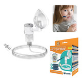 Kit P Nebulização Inalação Micropar Plug Mascara Infantil