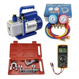 Kit P Refrigeração Ar Condicionado C Bomba De Vácuo Duplo