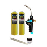 Kit P Refrigeração Maçarico 2200 2 Mapp Solda Foscoper