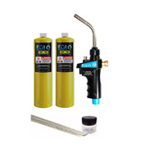 Kit P Refrigeração Maçarico 2200 2 Mapp Solda Foscoper