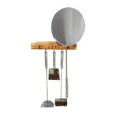 Kit Pá Pizza Inox 30cm Forno A Lenha Kit Limpeza Pa Rastelo