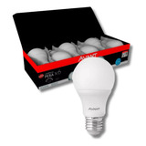 Kit Pack 6 Lâmpadas Led Bulbo Pera A60 9w Bivolt 110v 220v E27 6500k Luz Branca Branco Frio 810lm Casa comercio Avant