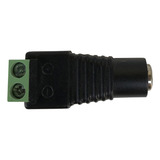 Kit Pacote 100 Plug Conector P4 Femea P Cftv Camera Borne