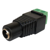 Kit Pacote 100 Plug Conector P4 Femea P Cftv Camera Borne