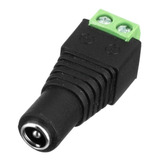 Kit Pacote 100 Plug Conector P4 Femea P Cftv Camera Borne