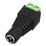 Kit Pacote 100 Plug Conector P4 Femea P Cftv Camera Borne